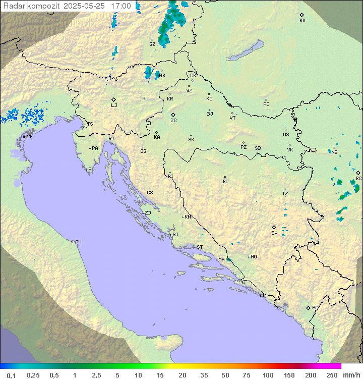 Padavine Hrvaška