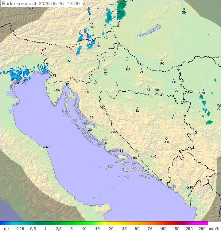 Padavine Hrvaška