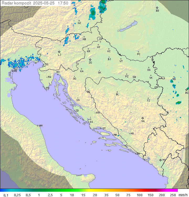 Padavine Hrvaška