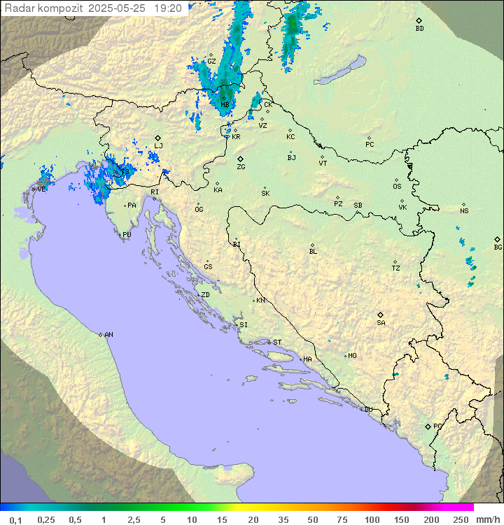 Padavine Hrvaška