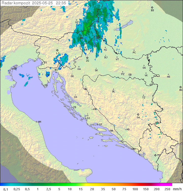 Padavine Hrvaška