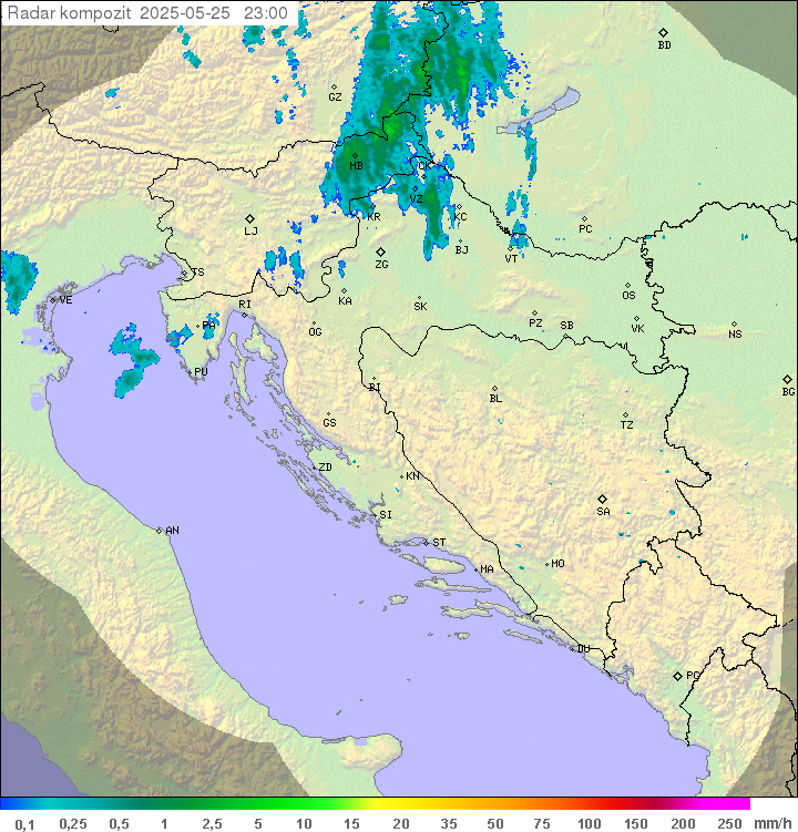 Padavine Hrvaška