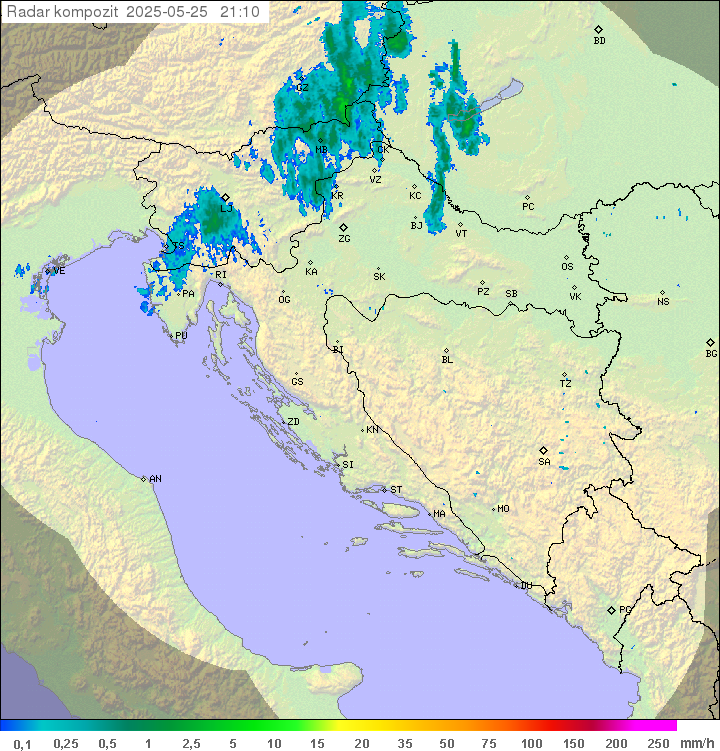 Padavine Hrvaška
