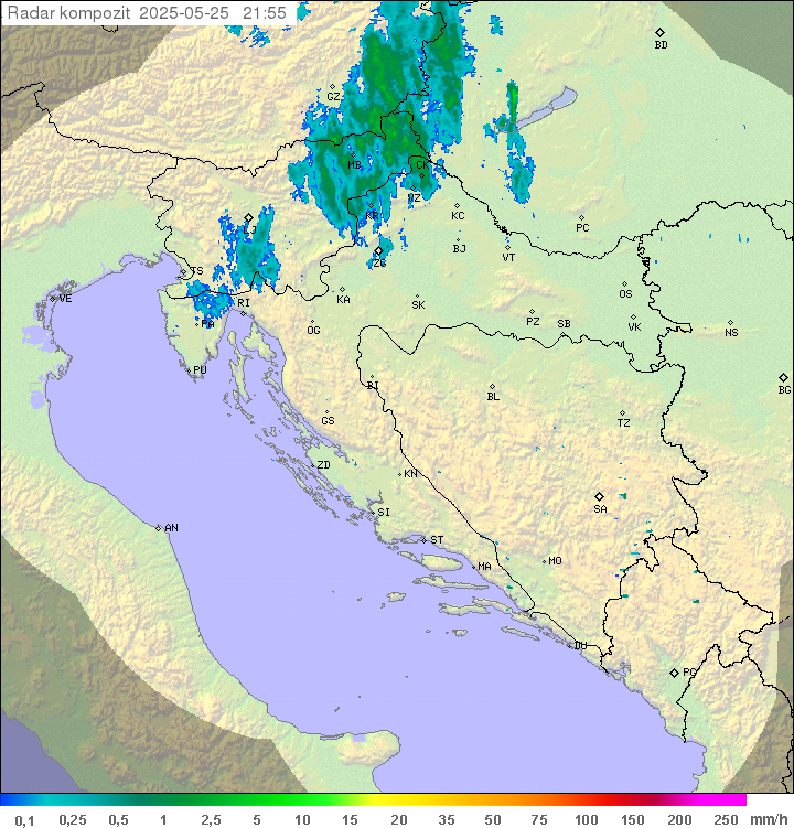 Padavine Hrvaška