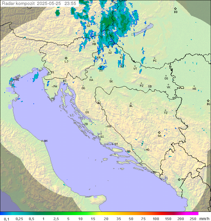 Padavine Hrvaška