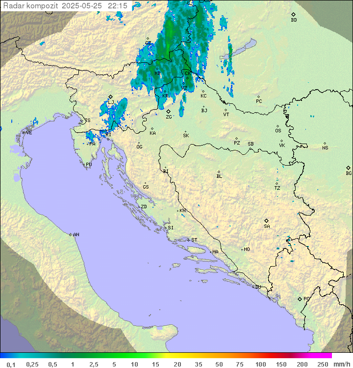 Padavine Hrvaška