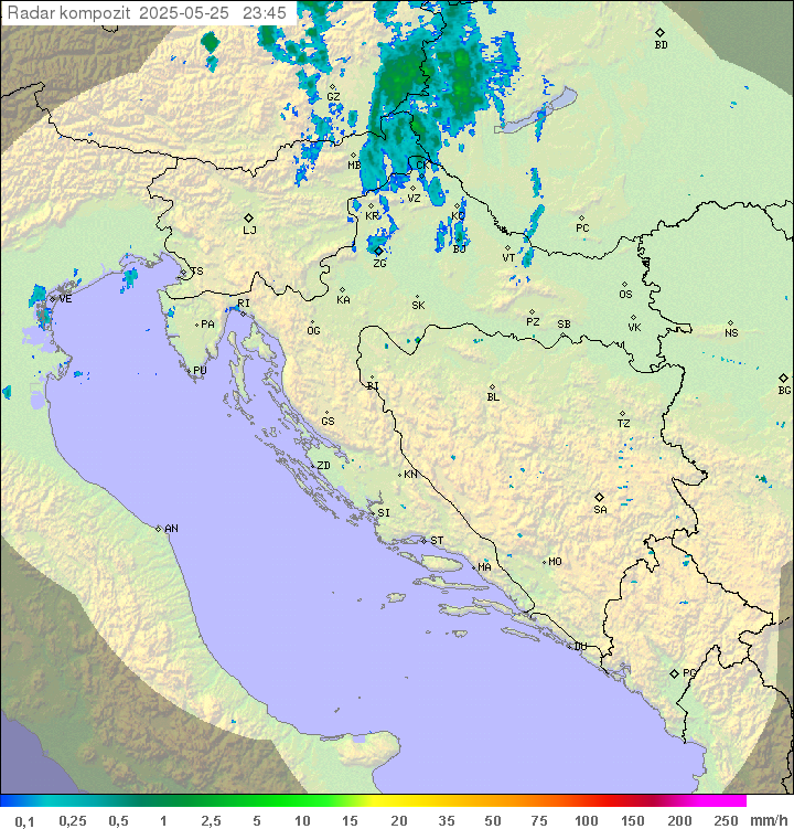 Padavine Hrvaška