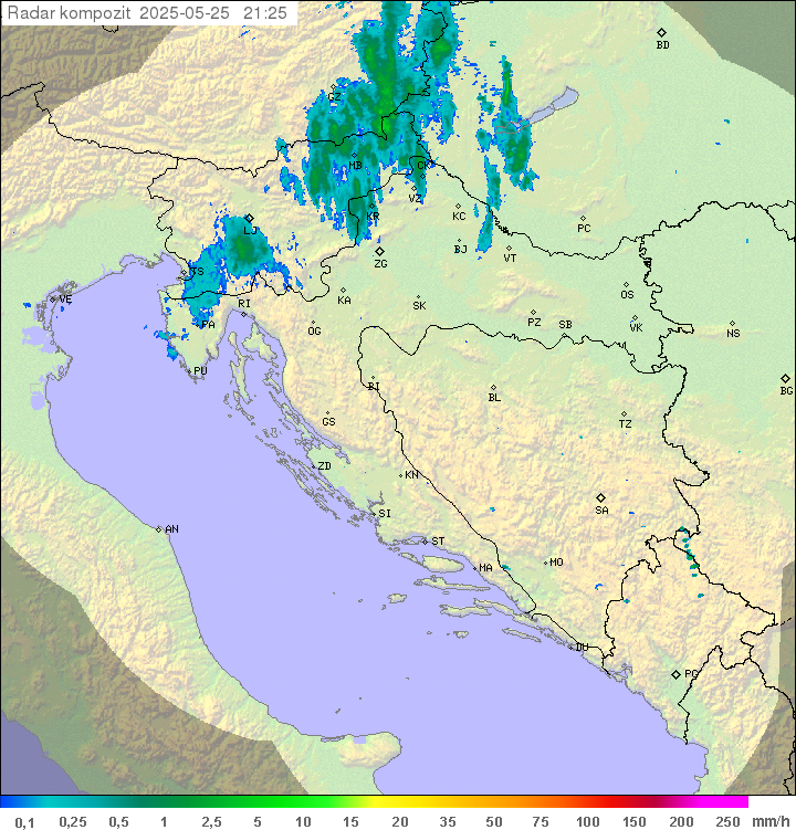 Padavine Hrvaška
