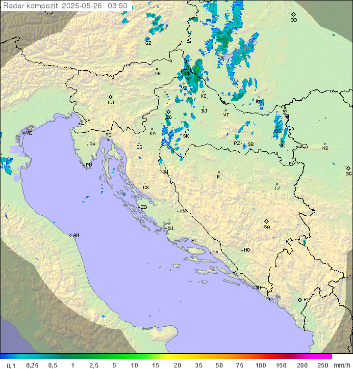 Padavine Hrvaška