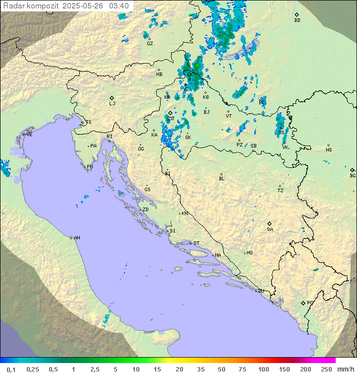 Padavine Hrvaška