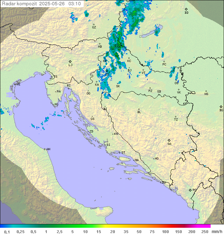Padavine Hrvaška