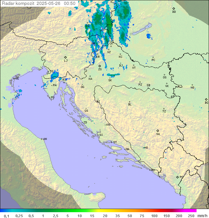 Padavine Hrvaška