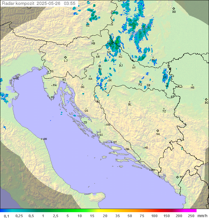 Padavine Hrvaška