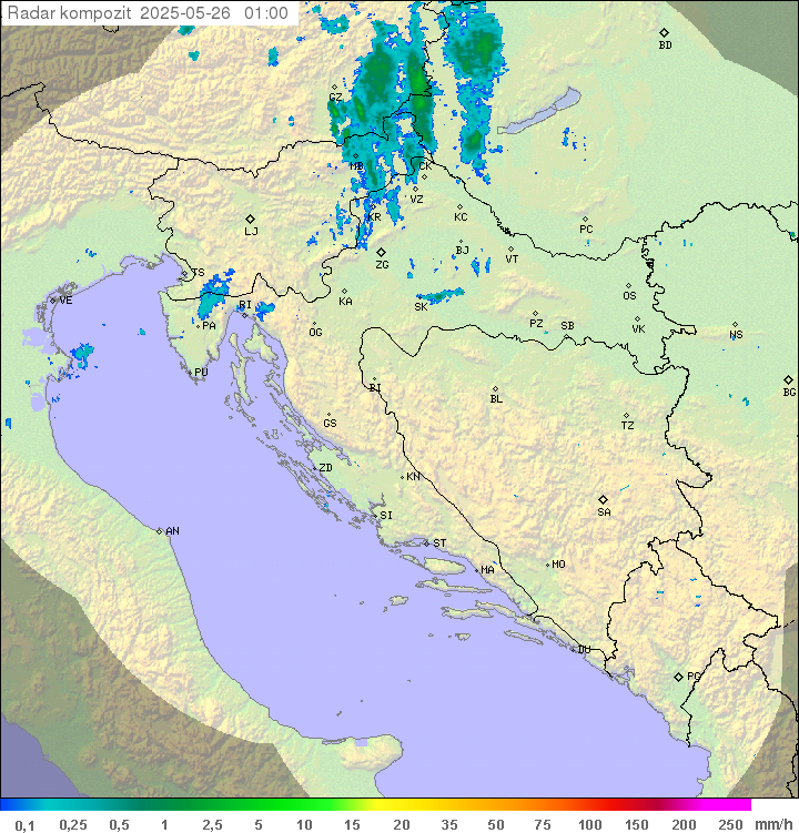 Padavine Hrvaška