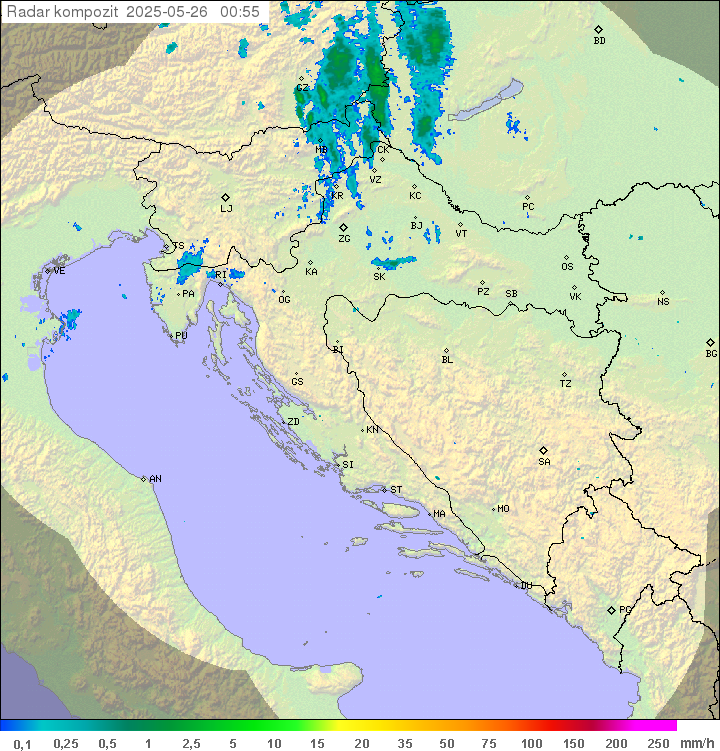 Padavine Hrvaška