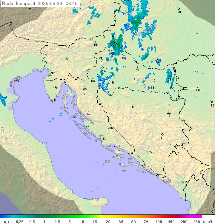 Padavine Hrvaška
