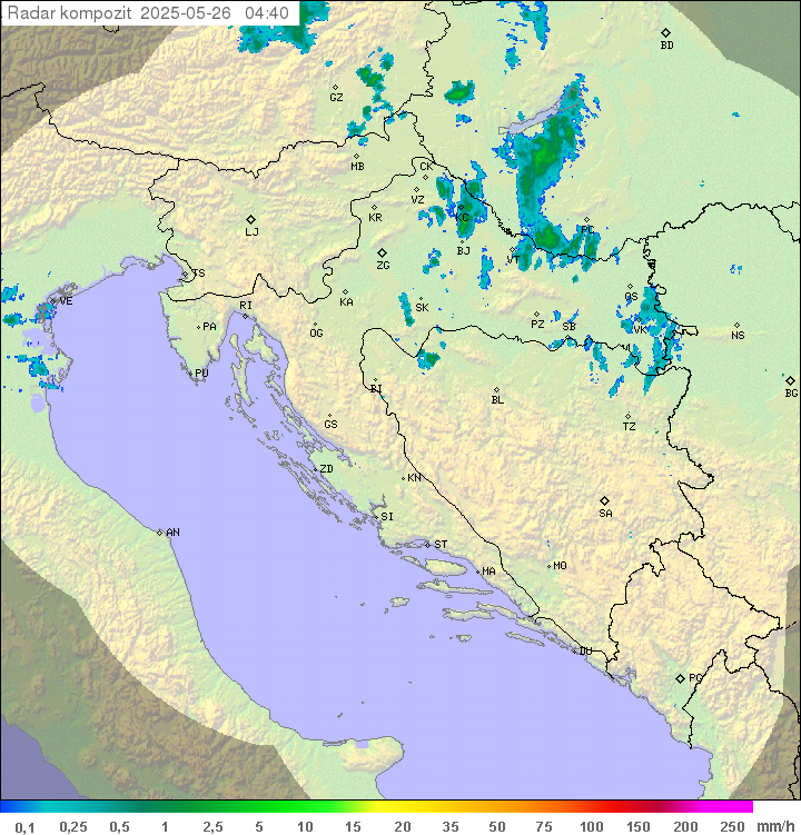 Padavine Hrvaška