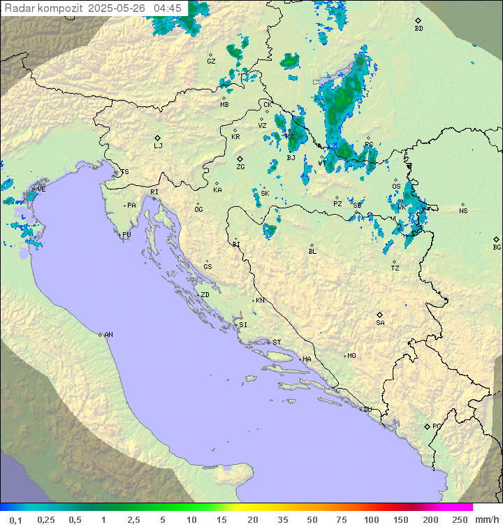 Padavine Hrvaška