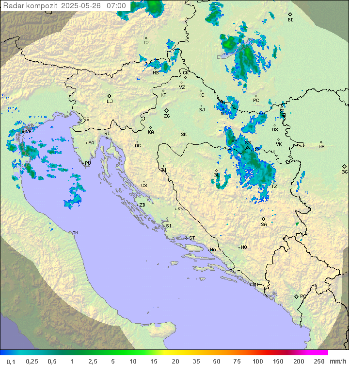 Padavine Hrvaška