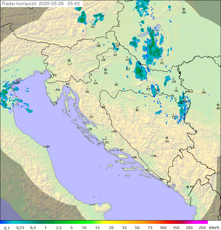 Padavine Hrvaška