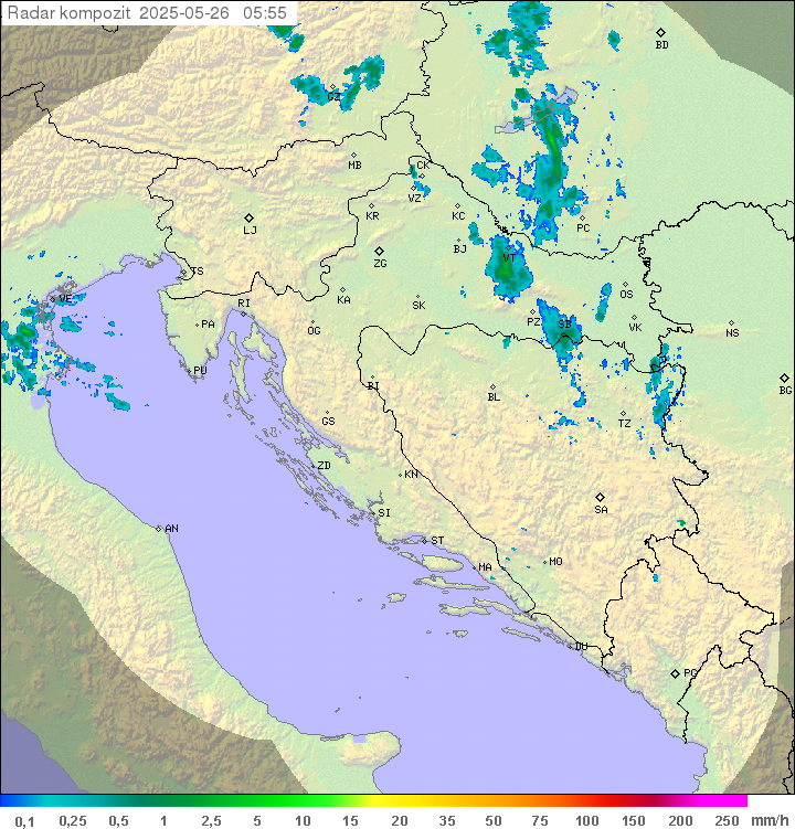 Padavine Hrvaška