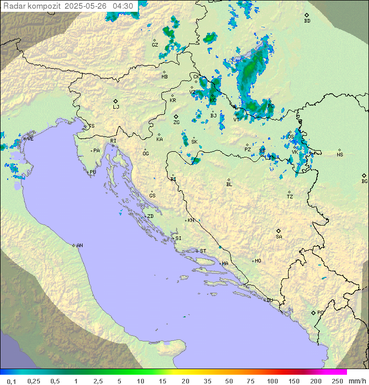 Padavine Hrvaška