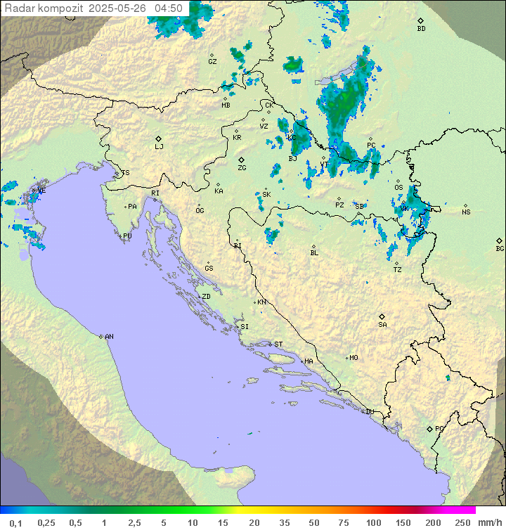 Padavine Hrvaška