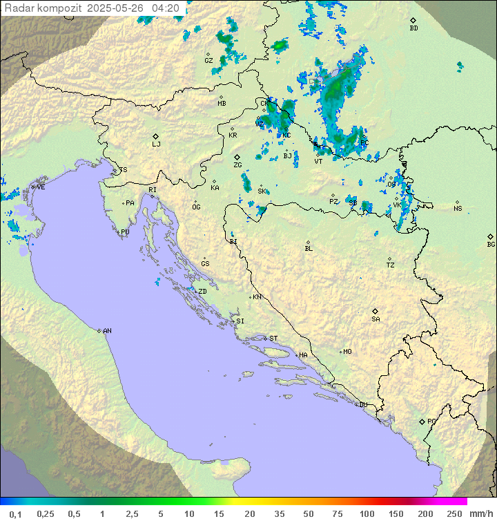 Padavine Hrvaška