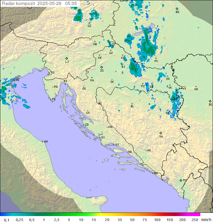Padavine Hrvaška