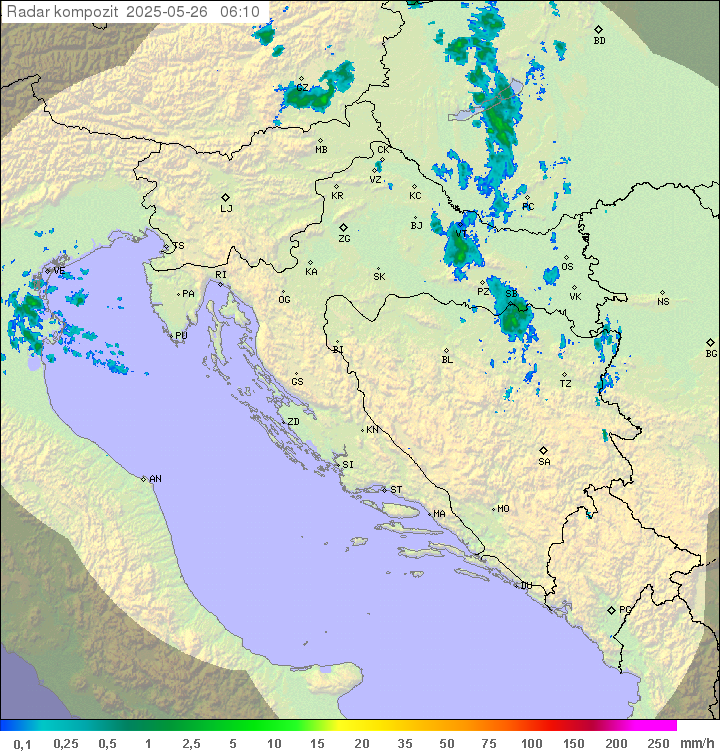 Padavine Hrvaška