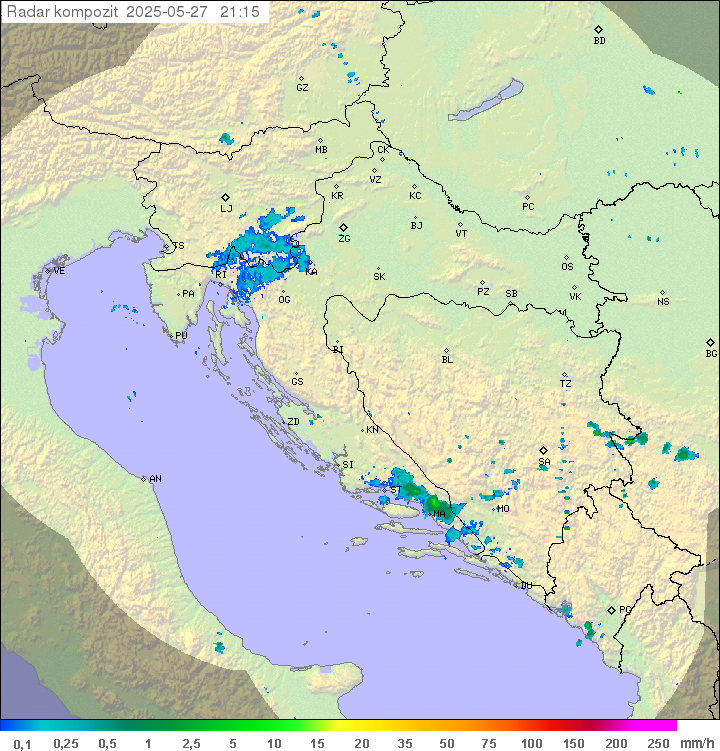 Padavine Hrvaška
