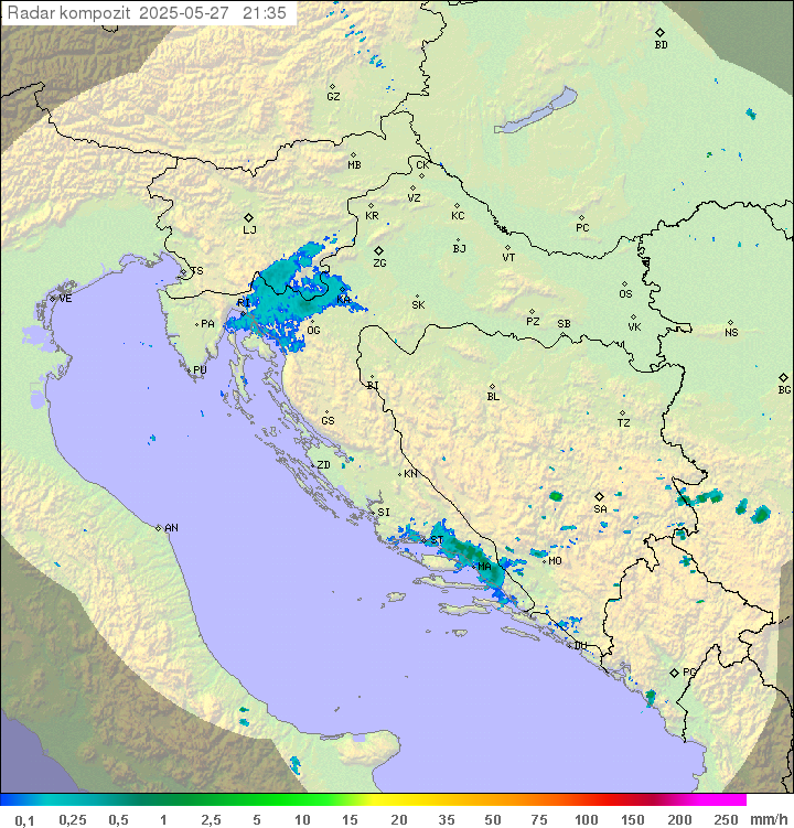 Padavine Hrvaška