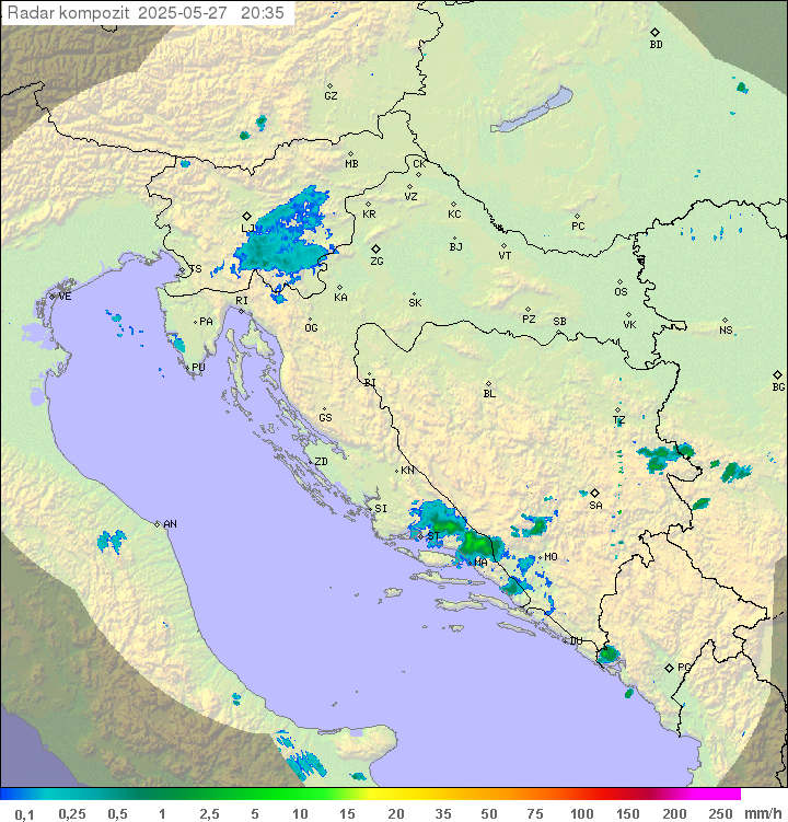Padavine Hrvaška