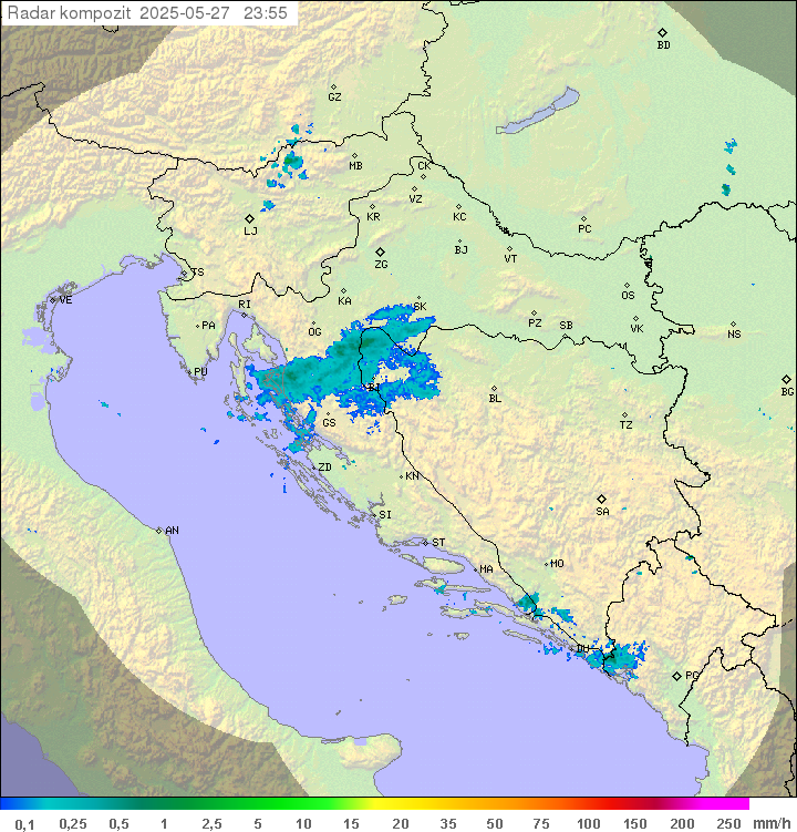 Padavine Hrvaška