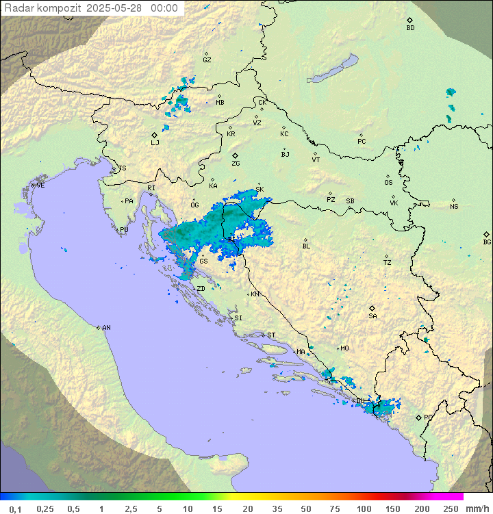 Padavine Hrvaška