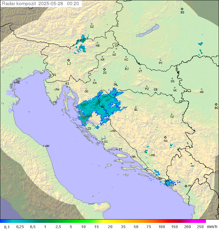 Padavine Hrvaška