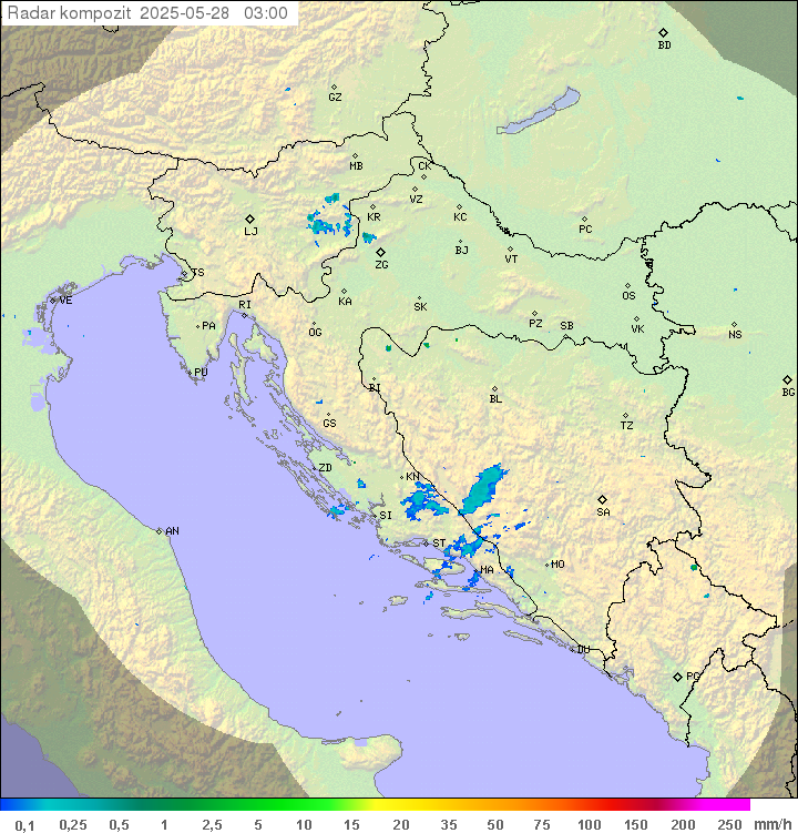 Padavine Hrvaška