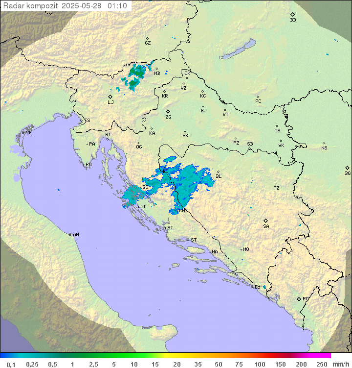 Padavine Hrvaška