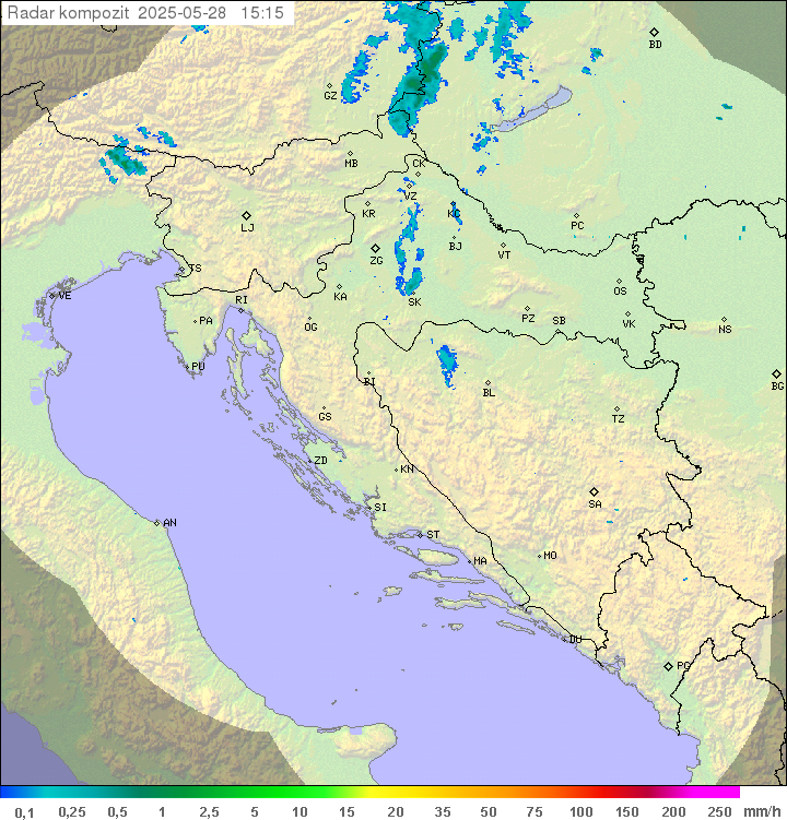 Padavine Hrvaška