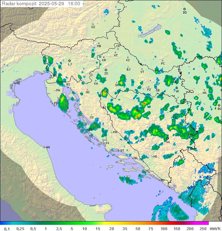 Padavine Hrvaška