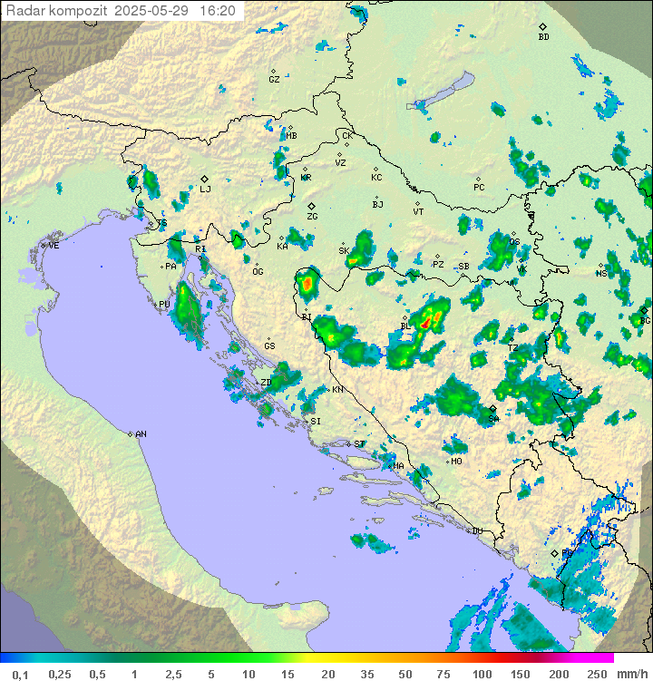 Padavine Hrvaška
