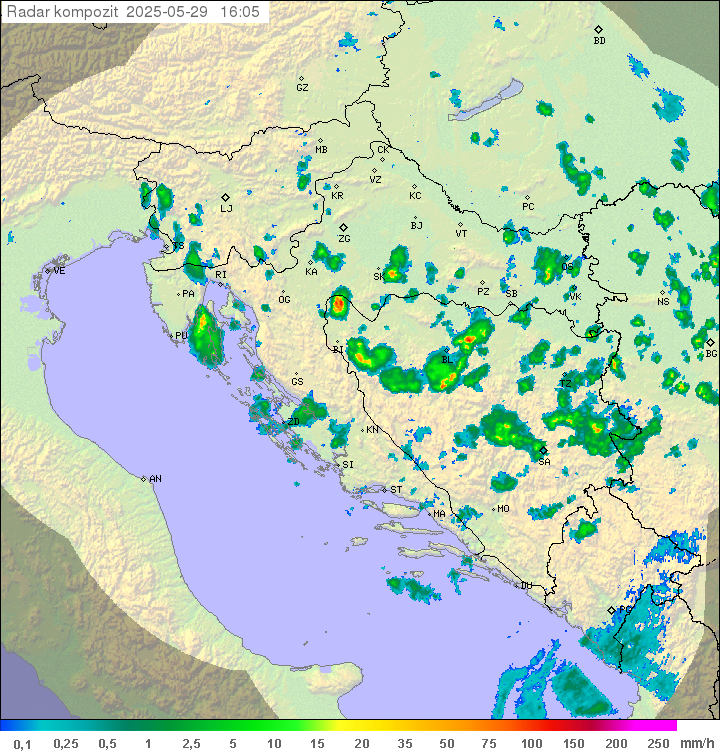 Padavine Hrvaška