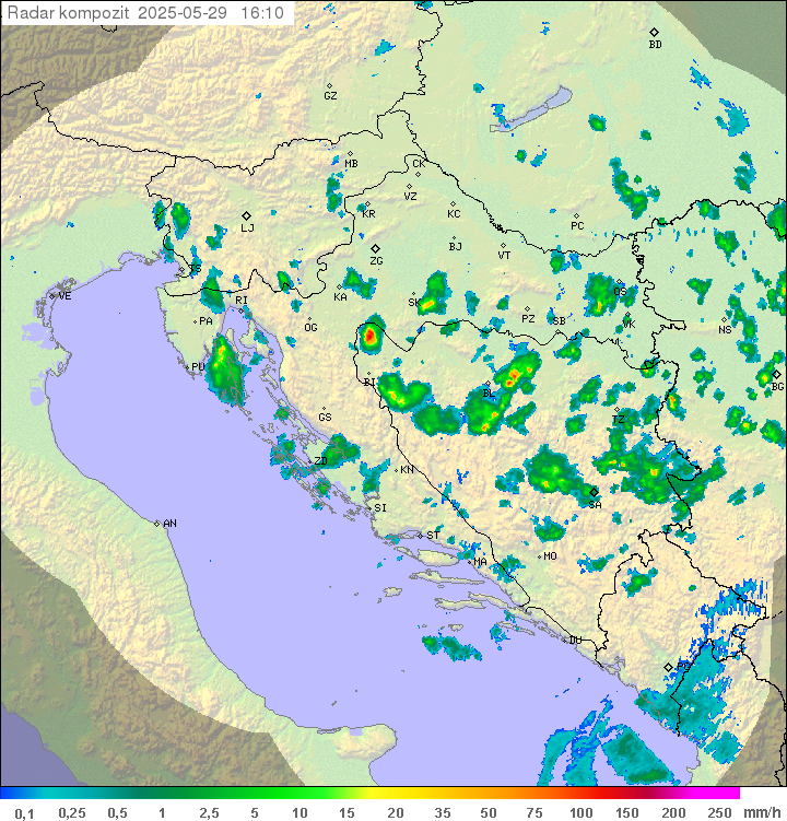 Padavine Hrvaška