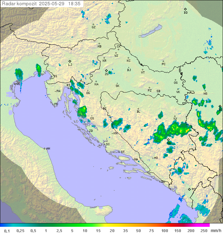 Padavine Hrvaška