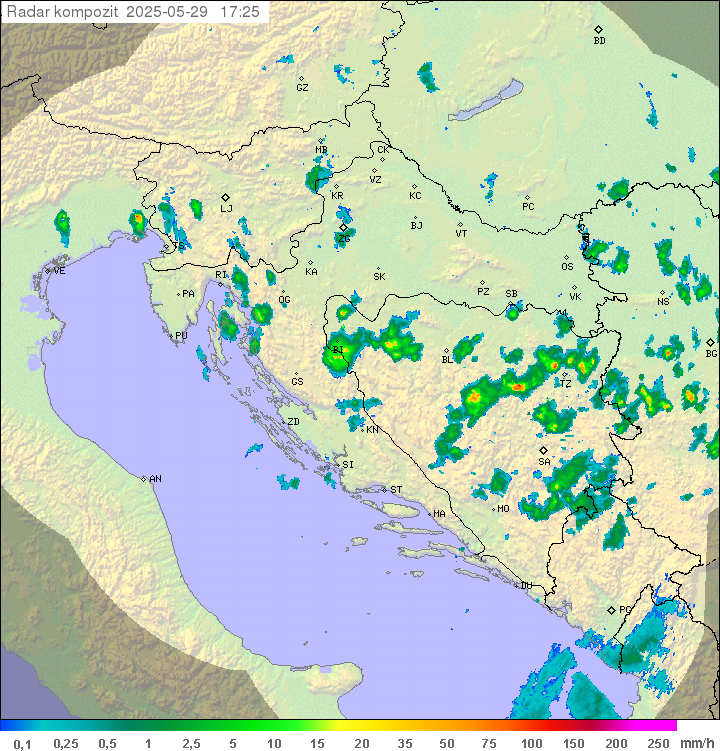 Padavine Hrvaška