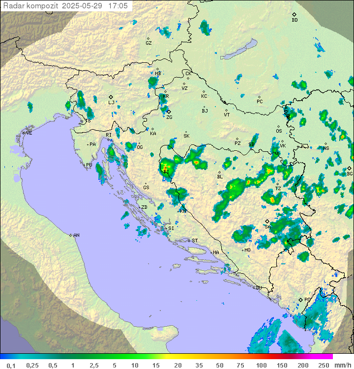 Padavine Hrvaška