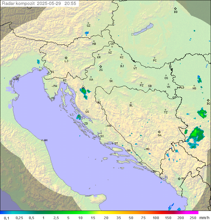 Padavine Hrvaška