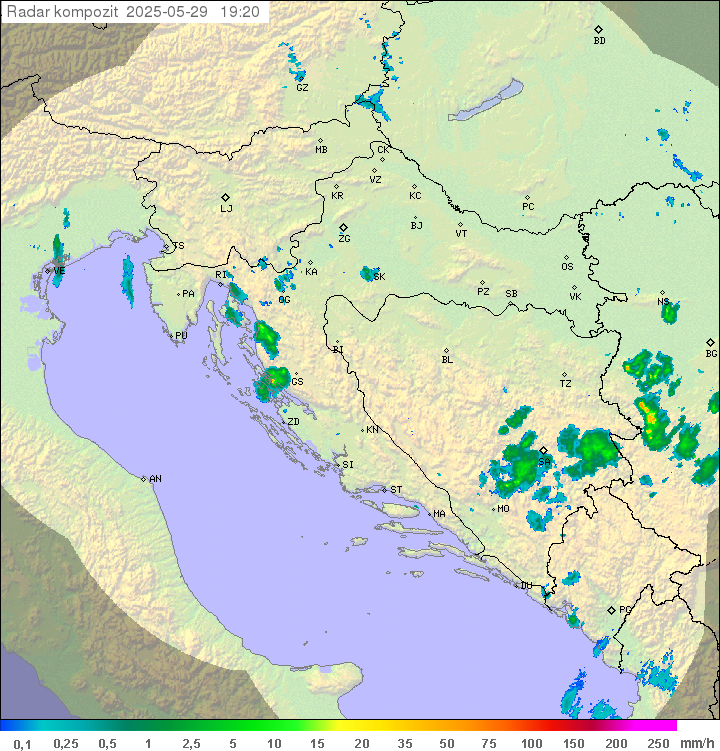 Padavine Hrvaška