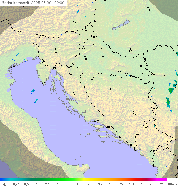 Padavine Hrvaška