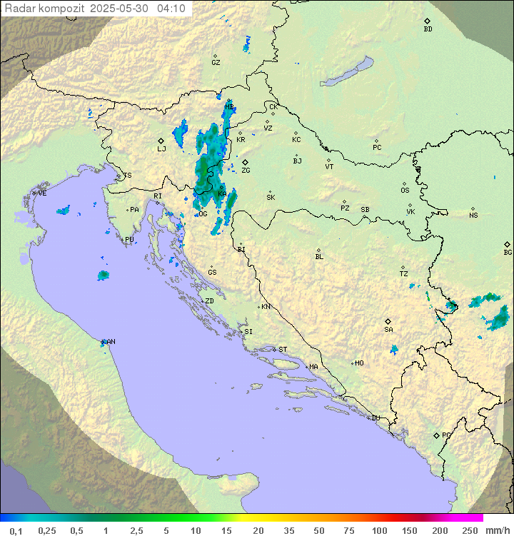 Padavine Hrvaška
